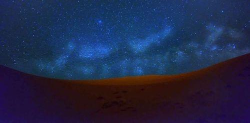 impressive night sky during Morocco round trip